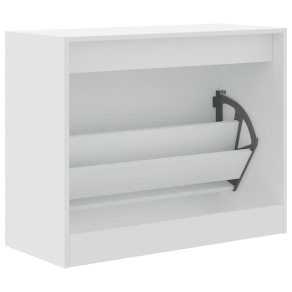 skoreol 80x34x63 cm konstrueret træ hvid