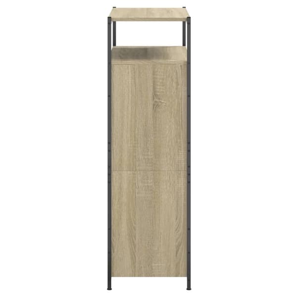 Skohylla sonoma-ek 75x34x112 cm konstruerat trä