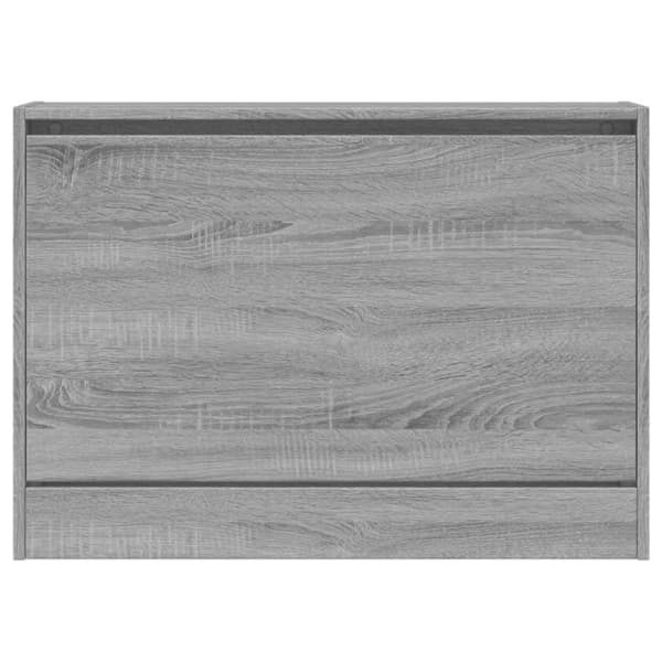 Kenkäkaappi harmaa Sonoma 80x21x57 cm tekninen puu