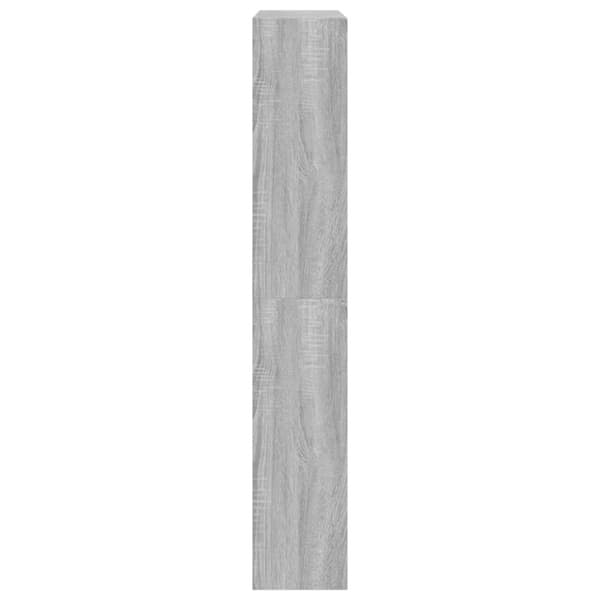 skoreol 80x21x125,5 cm konstrueret træ grå sonoma-eg