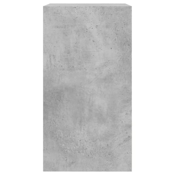 skoreol 60x34x63,5 cm konstrueret træ betongrå