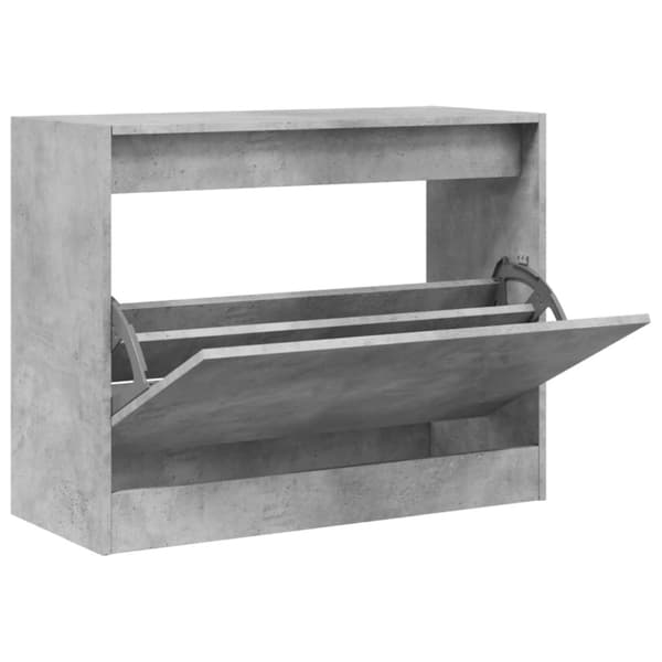 skoreol 80x34x63 cm konstrueret træ betongrå
