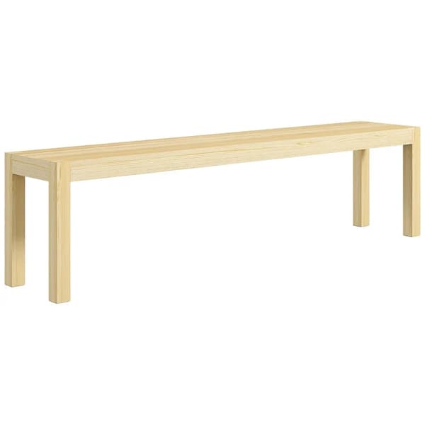 Rootz-pehmustetut penkit - Tila 3 hengelle - Enintään 330 kg - Mänty - Luonnollinen -175 x 33 x 45 cm