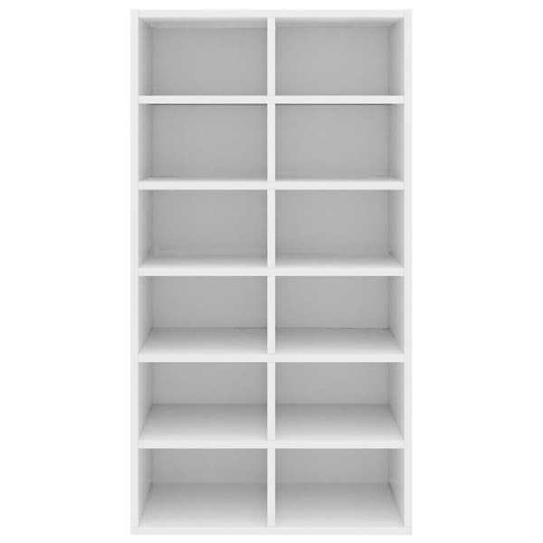 vidaXL skoreol 54x34x100,5 cm konstrueret træ hvid -  Skoopbevaring