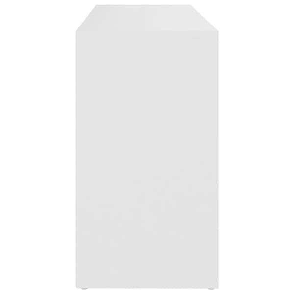 vidaXL skobænk 103x30x54,5 cm konstrueret træ hvid -  Skoopbevaring