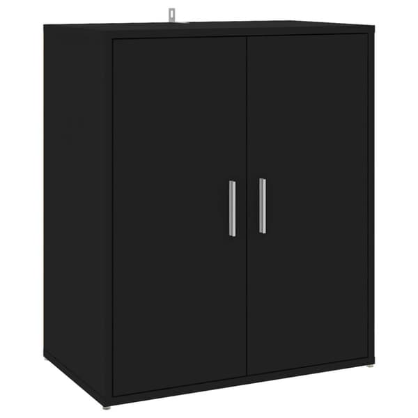 vidaXL Skoskåp svart 60x35x70 cm spånskiva -  Skoställ & skohyllor