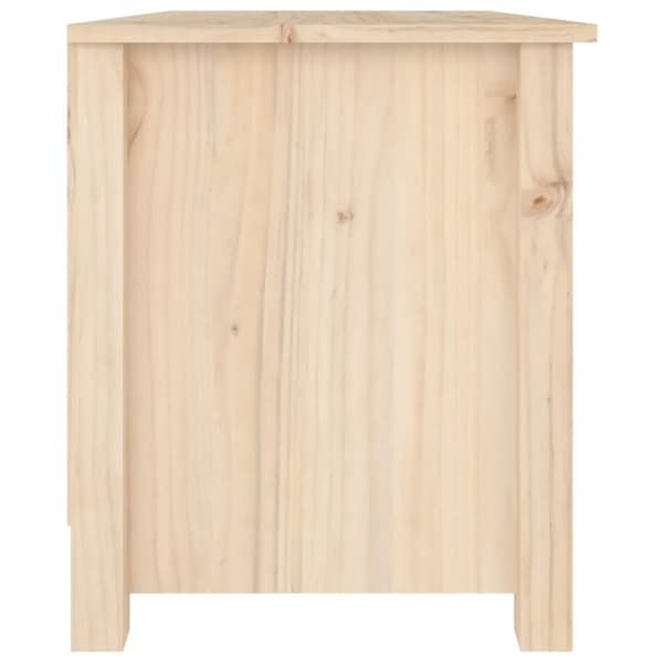 vidaXL skobænk 70x38x45,5 cm massivt fyrretræ -  Skoopbevaring