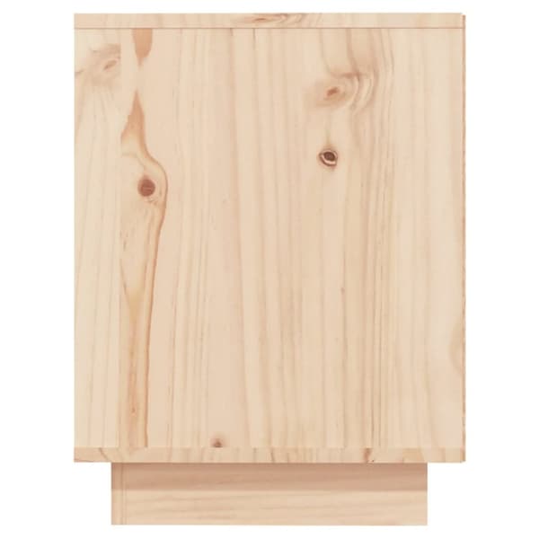 vidaXL skoreol 110x34x45 cm massivt fyrretræ -  Skoopbevaring