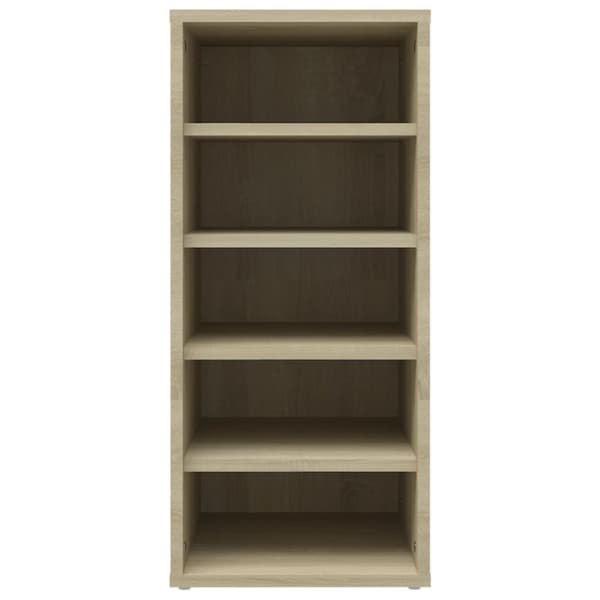 vidaXL skoreol 31,5x35x70 cm spånplade sonoma-eg -  Skoopbevaring