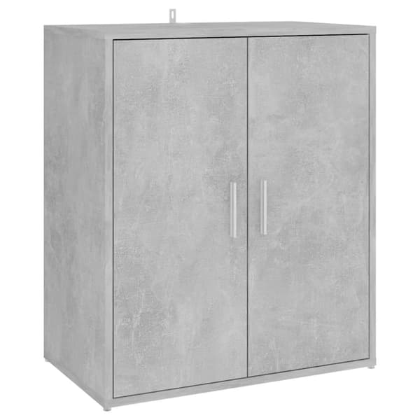 vidaXL Kenkäkaappi betoninharmaa 60x35x70 cm tekninen puu -  Kenkähyllyt & -telineet