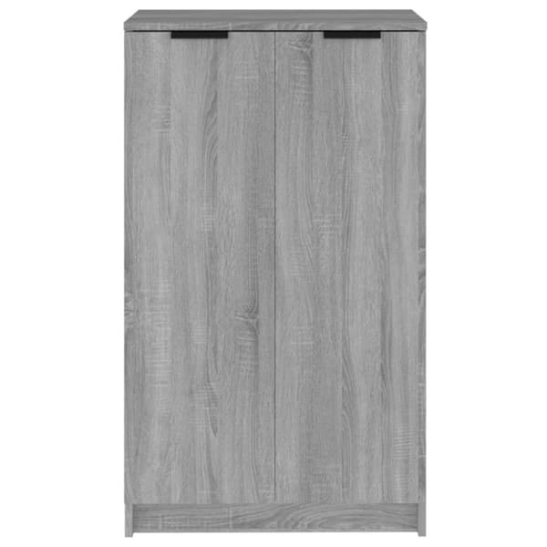 vidaXL skoskab 59x35x100 cm konstrueret træ grå sonoma-eg -  Skoopbevaring