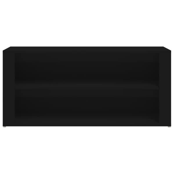 vidaXL Skohylla svart 100x35x45 cm konstruerat trä -  Skoställ & skohyllor