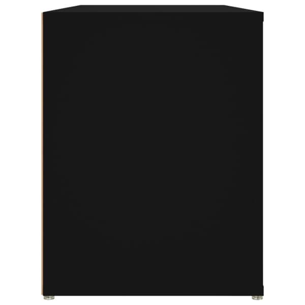 vidaXL Skohylla svart 100x35x45 cm konstruerat trä -  Skoställ & skohyllor