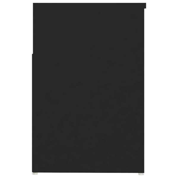 vidaXL skoreol 80x30x45 cm spånplade sort -  Skoopbevaring