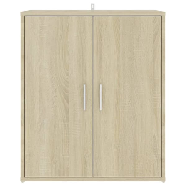 vidaXL skoreol 60x35x70 cm spånplade sonoma-eg -  Skoopbevaring