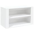 Miniatyrbillede 3 af 9: vidaXL skoreol 75x35x45 cm konstrueret træ hvid -  Skoopbevaring