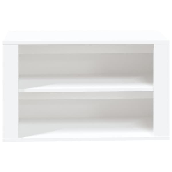 vidaXL skoreol 75x35x45 cm konstrueret træ hvid -  Skoopbevaring