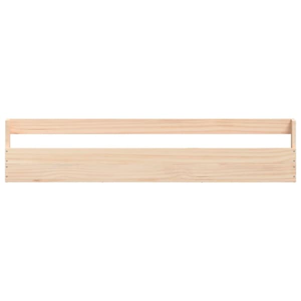 vidaXL væghængte skohylder 2 stk. 110x9x23 cm massivt fyrretræ -  Skoopbevaring