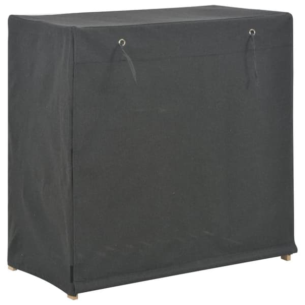vidaXL skoskab med overtræk 79 x 40 x 80 cm stof grå -  Skoopbevaring