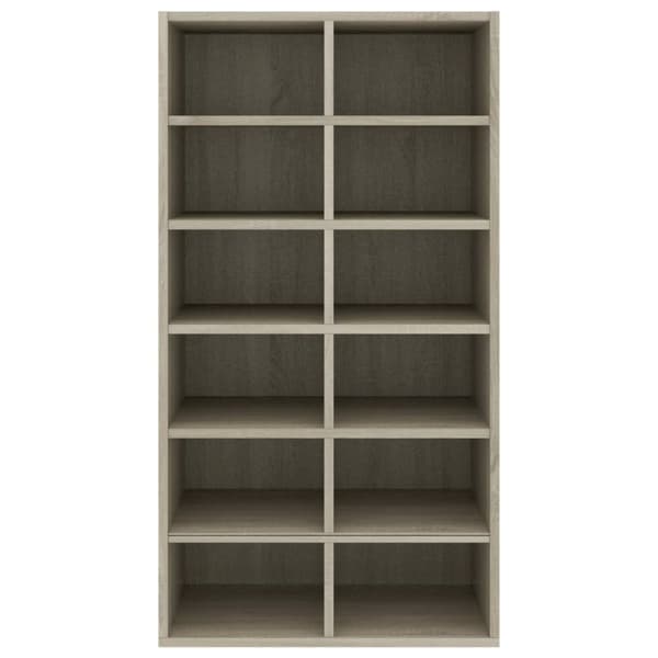 vidaXL skoreol 54x34x100,5 cm konstrueret træ sonoma-eg - Skoopbevaring