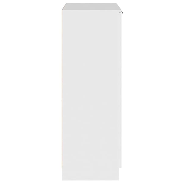 vidaXL skoskab 59x35x100 cm konstrueret træ hvid - Skoopbevaring