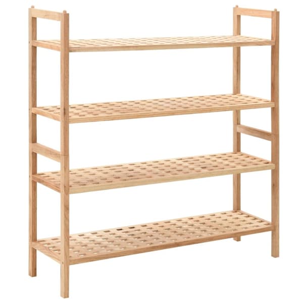 vidaXL skoreol massivt valnøddetræ 69 x 26 x 81 cm -  Skoopbevaring