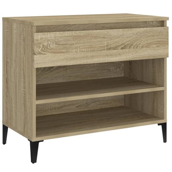 vidaXL skoreol 70x36x60 cm konstrueret træ sonoma-eg -  Skoopbevaring