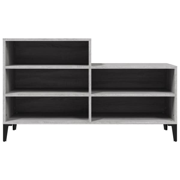 vidaXL Skoskåp grå sonoma 102x36x60 cm konstruerat trä -  Skoställ & skohyllor