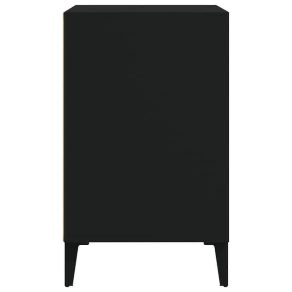 vidaXL skoreol 102x36x60 cm konstrueret træ sort -  Skoopbevaring