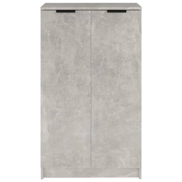 vidaXL skoskab 59x35x100 cm konstrueret træ betongrå -  Skoopbevaring