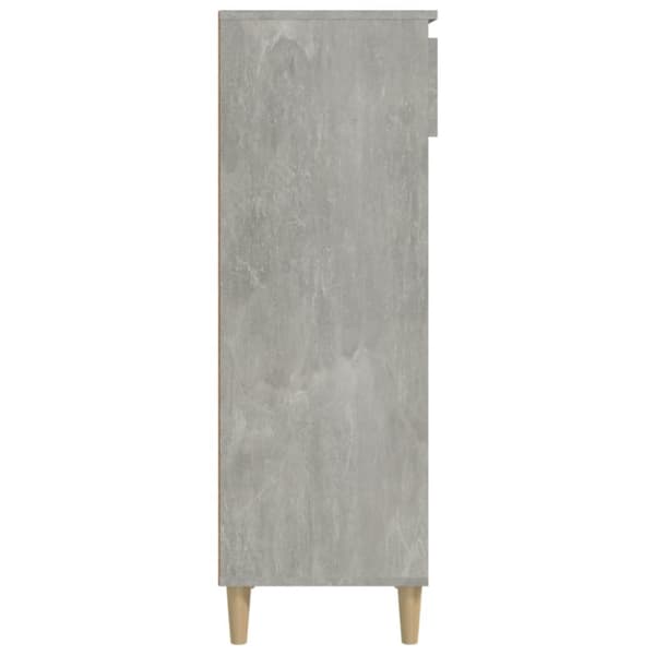 vidaXL skoreol 40x36x105 cm konstrueret træ betongrå -  Skoopbevaring