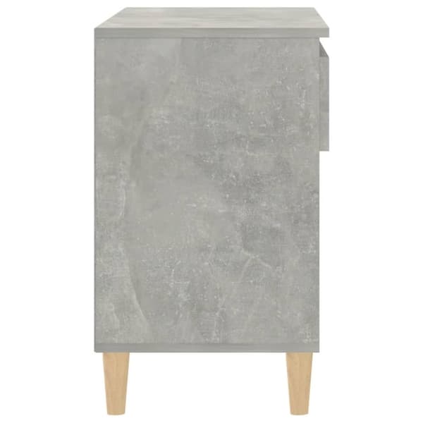 vidaXL skoreol 70x36x60 cm konstrueret træ betongrå -  Skoopbevaring