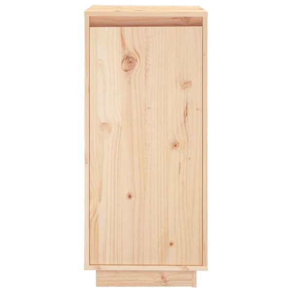 vidaXL skoreol 35x35x80 cm massivt fyrretræ -  Skoopbevaring
