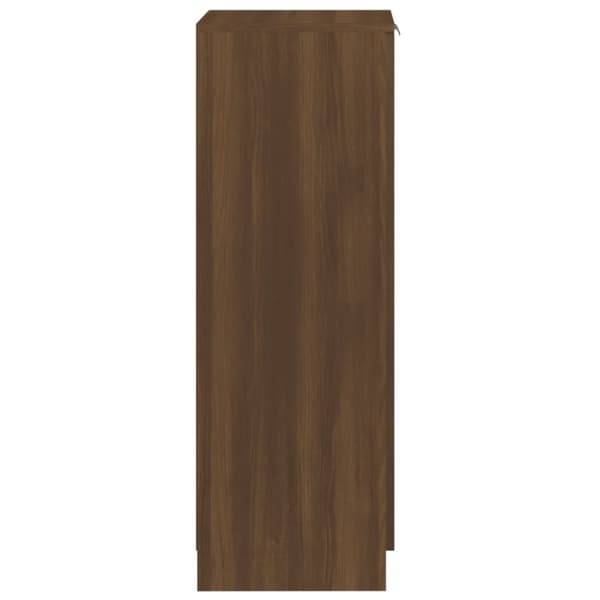 vidaXL Skoställ brun ek 30x35x100 cm konstruerat trä -  Skoställ & skohyllor