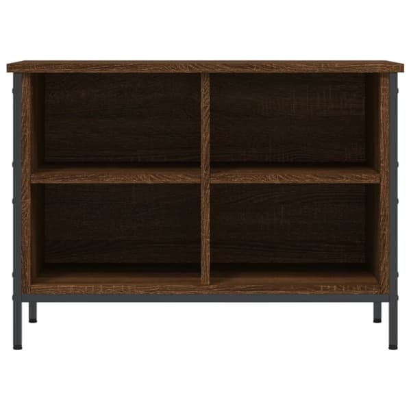 vidaXL Skohylla brun ek 69x35x50 cm konstruerat trä -  Skoställ & skohyllor