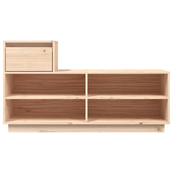 vidaXL Kenkäkaappi 110x34x61 cm täysi mänty -  Kenkähyllyt & -telineet
