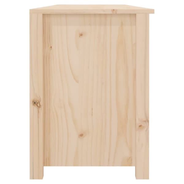 vidaXL skobænk 160x36,5x50 cm massivt fyrretræ -  Skoopbevaring