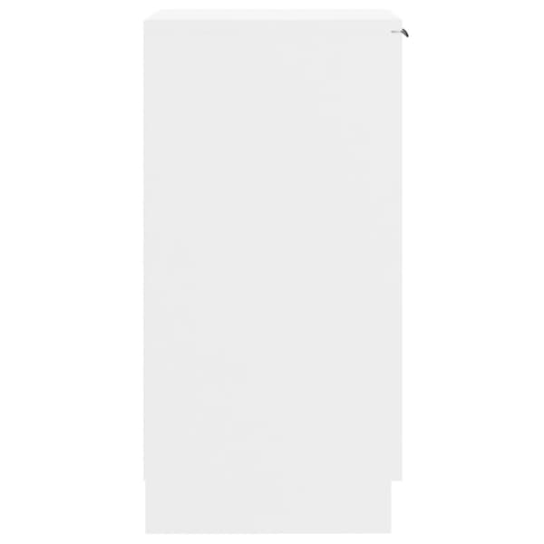 vidaXL skoskab 30x35x70 cm konstrueret træ hvid -  Skoopbevaring