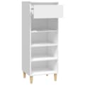 Miniatyrbillede 5 af 11: vidaXL skoreol 40x36x105 cm konstrueret træ hvid -  Skoopbevaring