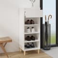Miniatyrbillede 7 af 11: vidaXL skoreol 40x36x105 cm konstrueret træ hvid -  Skoopbevaring