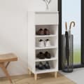 Miniatyrbillede 1 af 11: vidaXL skoreol 40x36x105 cm konstrueret træ hvid -  Skoopbevaring