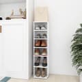 Miniatyrbillede 1 af 9: vidaXL skoskab 27,5x27x102 cm konstrueret træ hvid -  Skoopbevaring