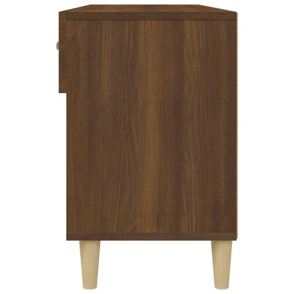 vidaXL Skoställ brun ek 102x35x55 cm konstruerat trä -  Skoställ & skohyllor
