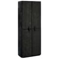 Miniatyrbillede 3 af 9: vidaXL skoskab 60 x 30 x 166 cm stof sort -  Skoopbevaring