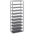 Miniatyrbillede 8 af 9: vidaXL skoskab 60 x 30 x 166 cm stof sort -  Skoopbevaring