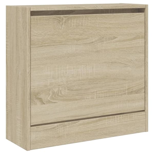 vidaXL Skohylla sonoma-ek 60x21x57 cm konstruerat trä - Skoställ & skohyllor