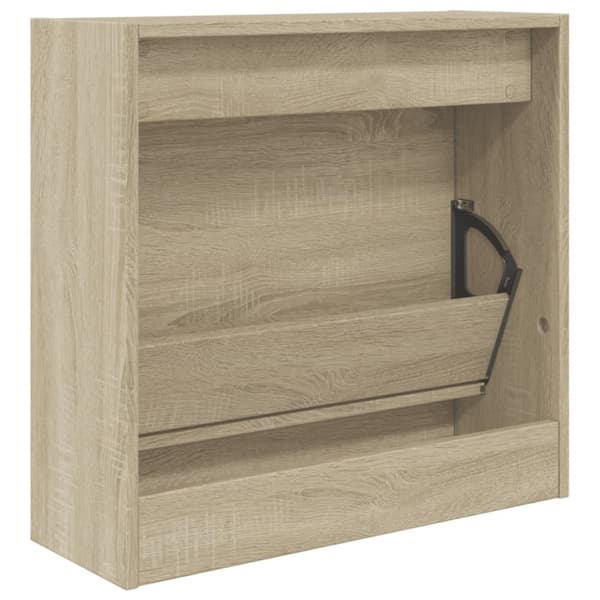 vidaXL Skohylla sonoma-ek 60x21x57 cm konstruerat trä -  Skoställ & skohyllor