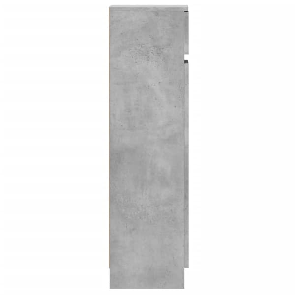 vidaXL skoreol 100,5x28x100 cm konstrueret træ betongrå - Skoopbevaring