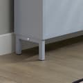 Miniatyrbillede 9 af 9: Rootz skovippeskab - Skoopbevaringsorganisator - Skokommode - Pladsbesparende design - Alsidig opbevaring - Forbedret stabilitet - Lysegrå - 50 cm x 1