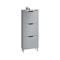 Miniatyrbillede 1 af 9: Rootz skovippeskab - Skoopbevaringsorganisator - Skokommode - Pladsbesparende design - Alsidig opbevaring - Forbedret stabilitet - Lysegrå - 50 cm x 1